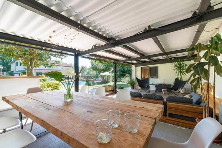 Casa rural para 8 personas, con Terraza y Jardín además de Piscina y Vistas en Abegondo - 4