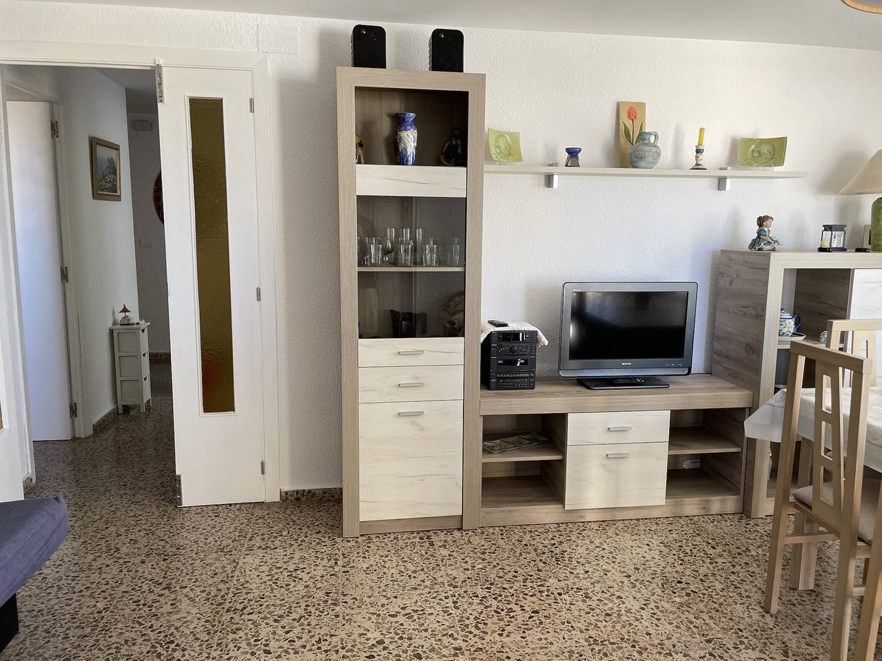 Apartamento entero, Apartamento vacacional "Mejor Zona De Gandia" con vistas al mar, piscina compartida y Wi-Fi in Playa de Gandía, Costa de Valencia