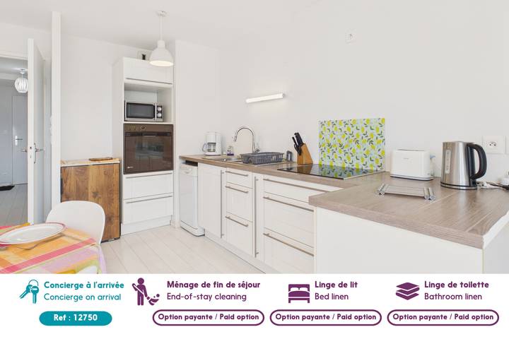 Gîte pour 4 personnes, avec balcon dans Plage du Roaliguen - 3