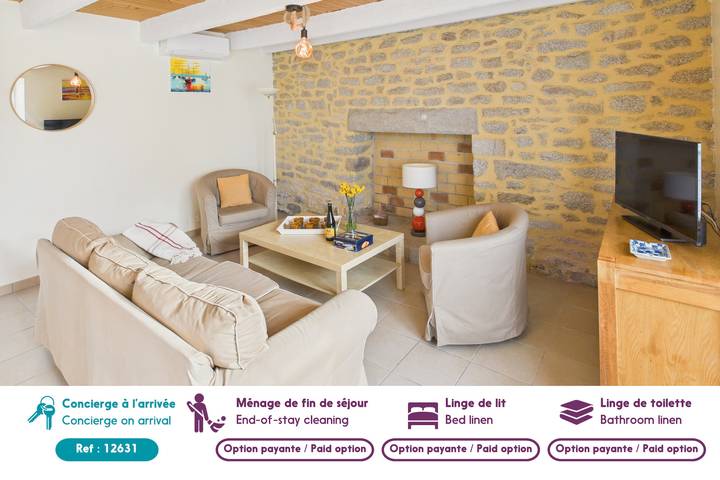 Ferienhaus für 6 mit Garten nahe dem Strand in Penmarc'h, Quimper und Umgebung