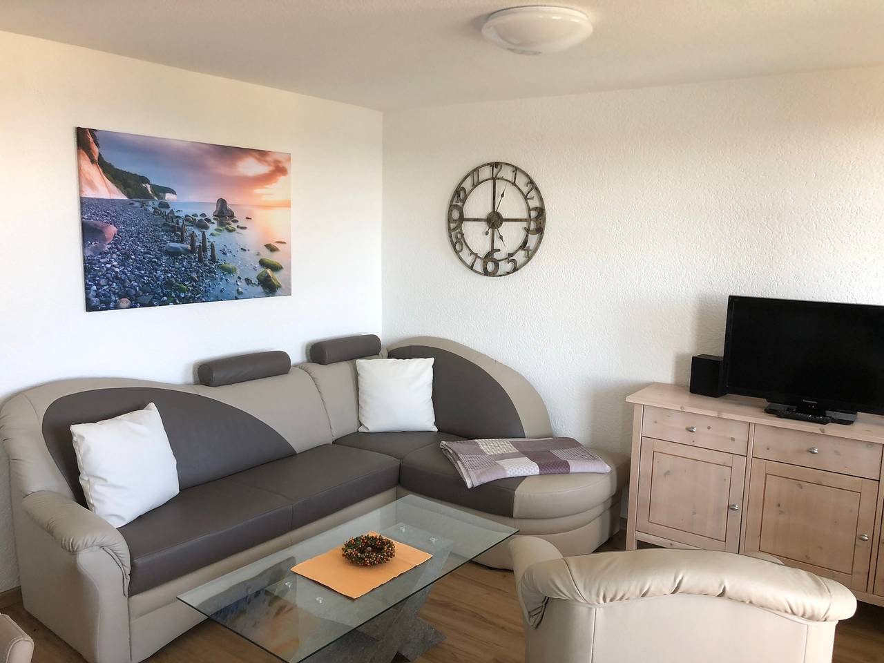 Ganze Wohnung, Ferienwohnung "Villa Bella Vista - Meerblick 4" mit Meerblick, Balkon und Wlan in Sassnitz, Nationalpark Jasmund