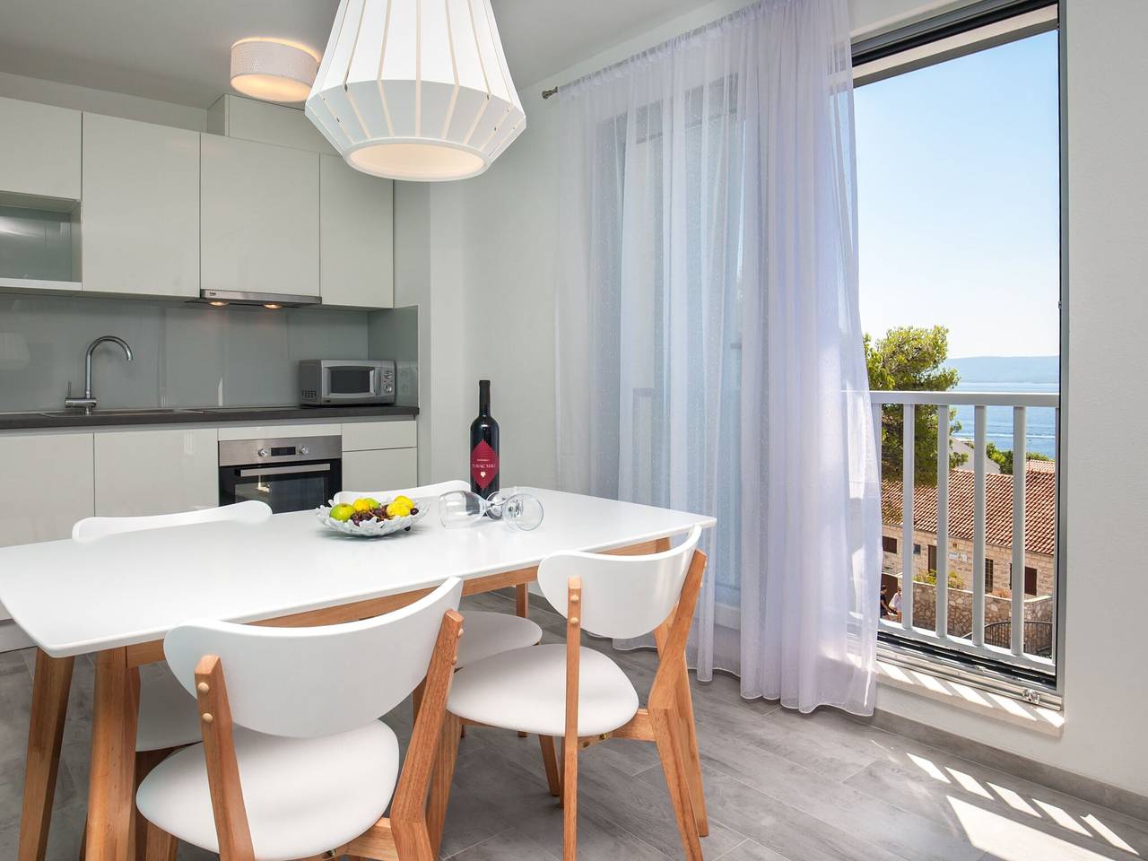 Ganze Wohnung, Apartments Dva Galeba - One Bedroom Apartment with Sea View (105) in Bol, Brac