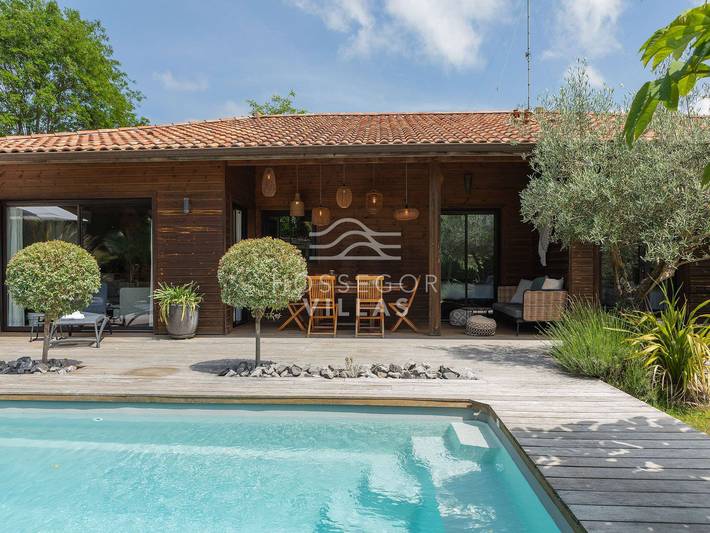 Gîte pour 6 personnes, avec Terrasse et Jacuzzi ainsi que Jardin et Piscine à Seignosse - 3