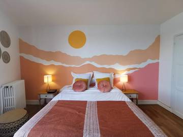 Maison d’hôte pour 3 personnes, avec jardin et vue à Châteauneuf-sur-Loire