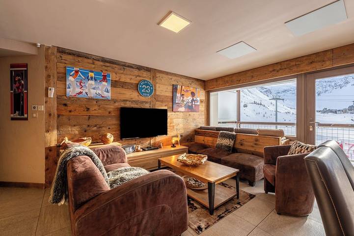 Gîte pour 8 personnes, avec balcon, animaux acceptés dans Office De Tourisme De Tignes Le Lac