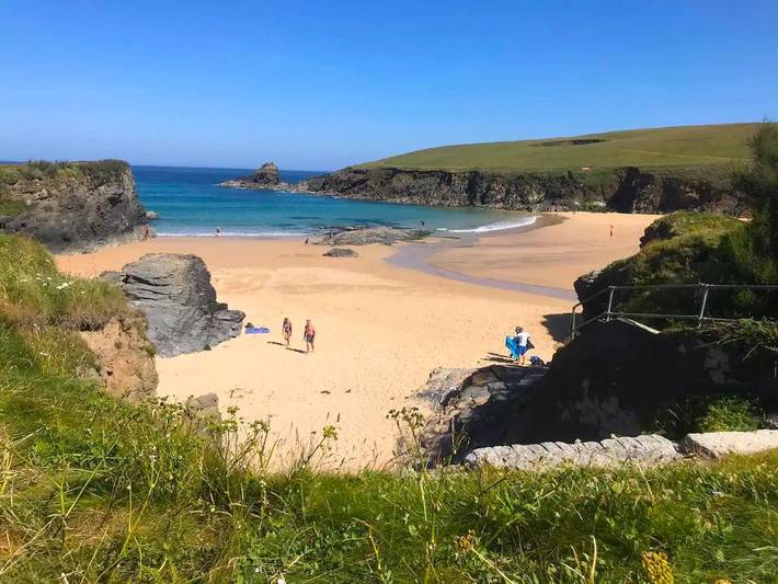 Holiday rental for 4 people, with Balcony and Terrace as well as View in Trevone
