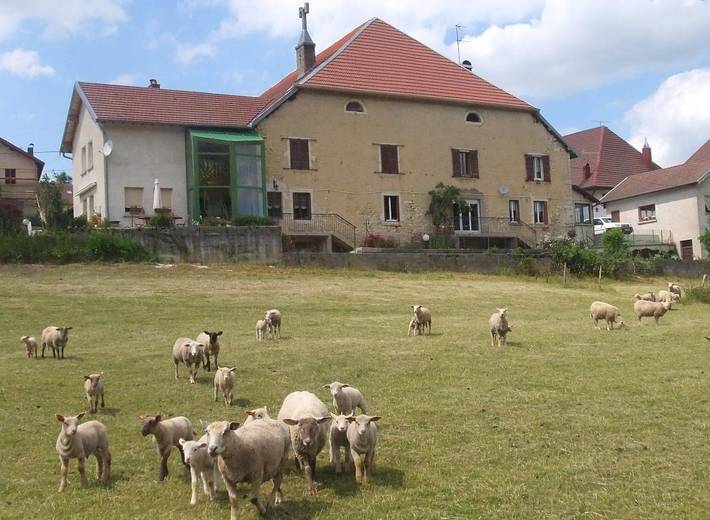 Gîte pour 5 personnes, avec Balcon ainsi que Terrasse et Jardin