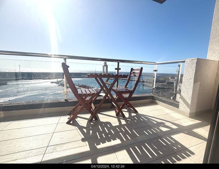 Apartamento para 3 personas, con balcón además de vistas y vistas al mar en La Restinga