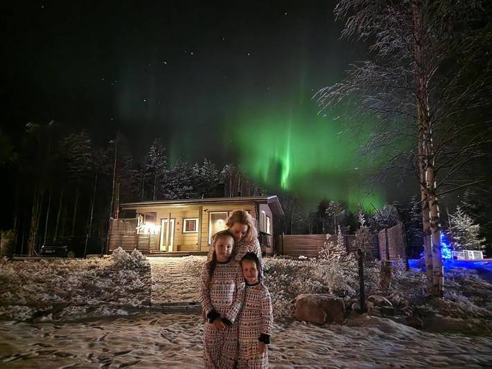 Chalet pour 4 personnes, avec vue sur le lac et sauna ainsi que vue et jardin, animaux acceptés à Rovaniemi - 3