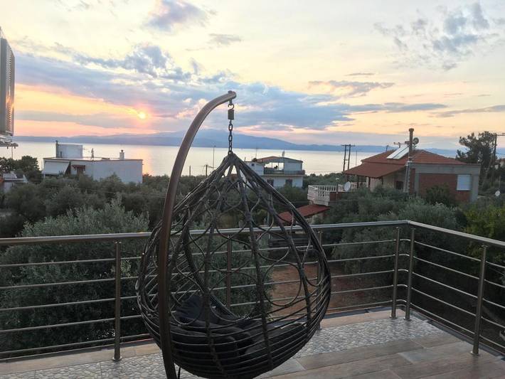 Villa für 10 Personen, mit Garten und Ausblick auf Thassos