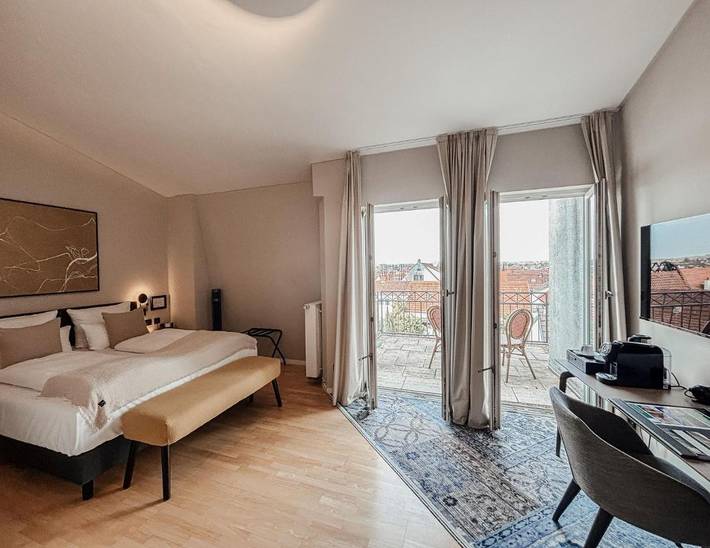 Hotel für 3 Personen, mit Ausblick und Garten - 1