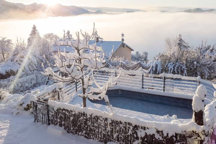 Gîte pour 8 personnes, avec Balcon et Piscine à Selonnet - 4