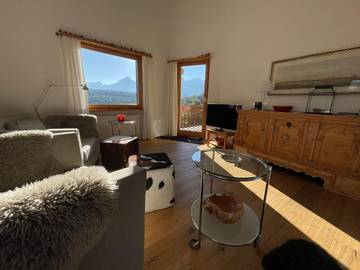 Ferienwohnung für 4 Personen, mit Balkon und Garten in Pontresina