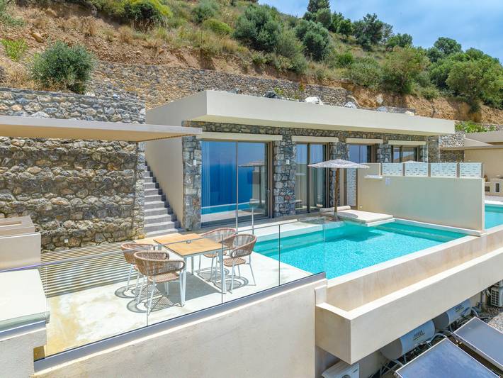 Villa für 3 Personen, mit Garten und Pool auf Kreta