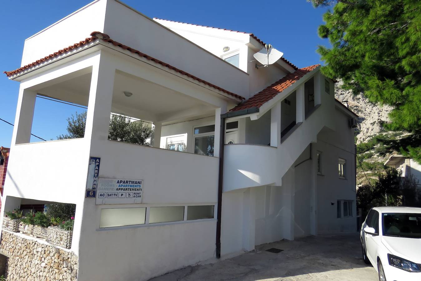 Ganze Wohnung, Studio Appartement mit Balkon und Meerblick Drasnice, Makarska As-2581-a in Drašnice, Makarska Riviera