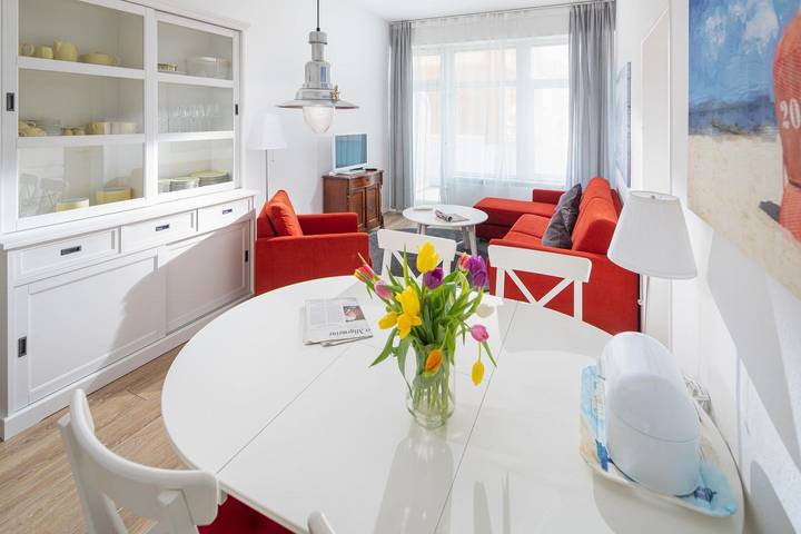 Ferienwohnung für 3 Personen, mit Balkon/Terrasse und Sauna auf Norderney - 4