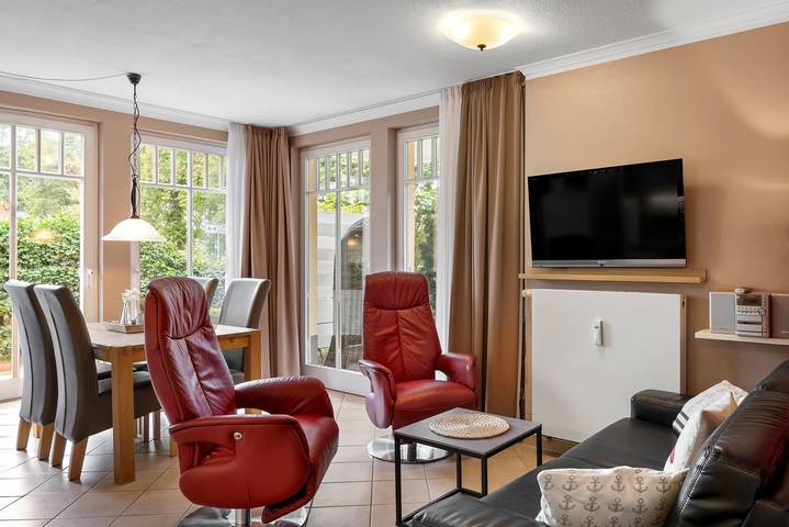 Ferienwohnung für 4 Personen, mit Terrasse und Sauna in Kühlungsborn