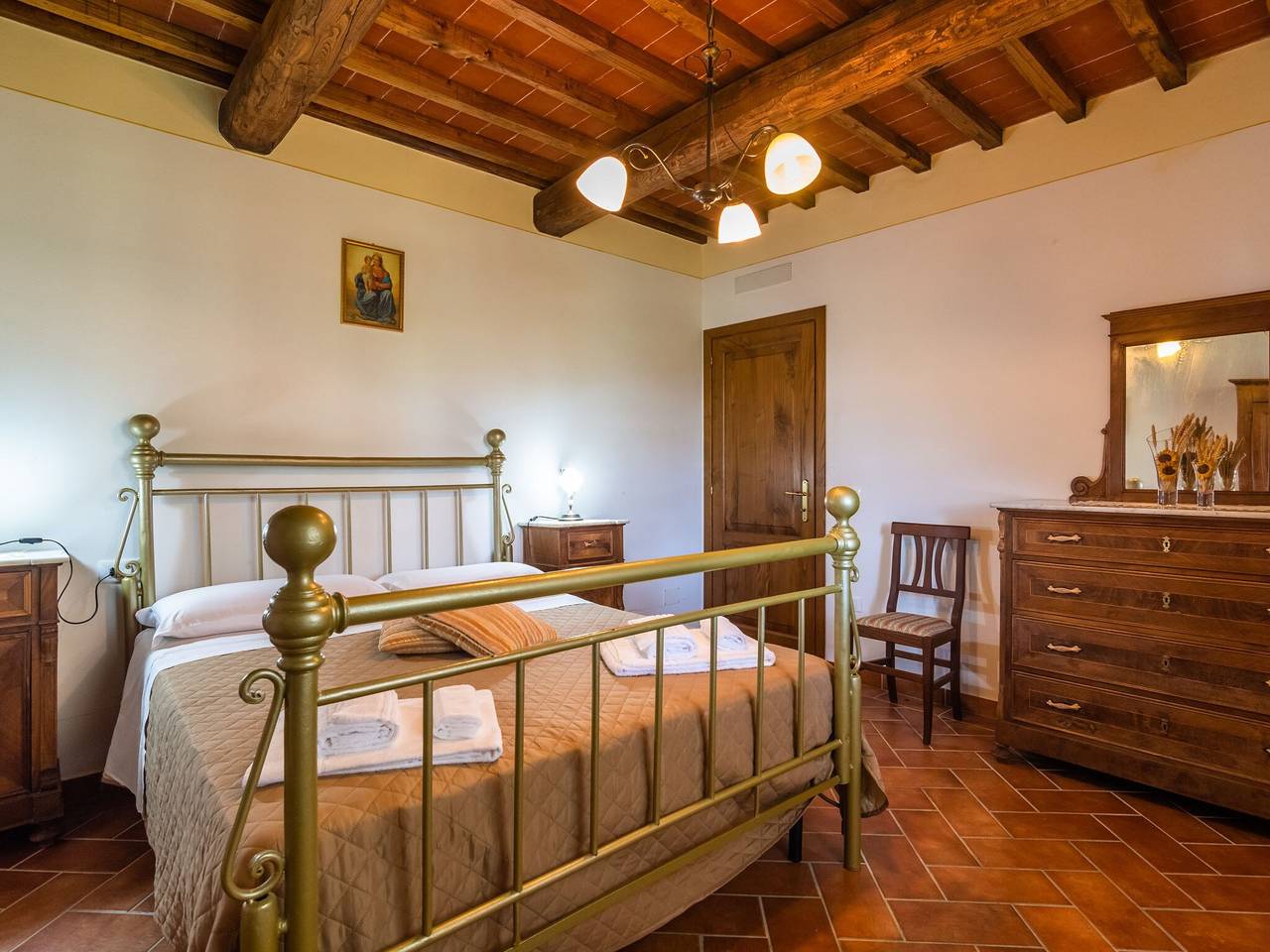 Bauernhaus in Toskana mit Poolblick in Castiglion Fiorentino, Arezzo Provinz
