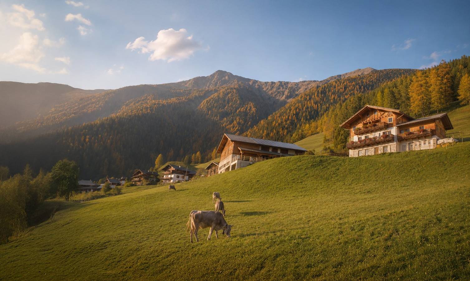 Ganze Wohnung, Ferienwohnung "Hochwart" auf dem Innerdurachhof mit See- und Bergblick in Ulten, Ortleralpen