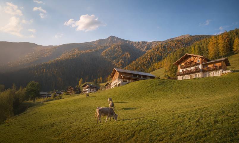 Ferienwohnung für 5 Personen, mit Balkon und Garten sowie Seeblick in Südtirol - 2
