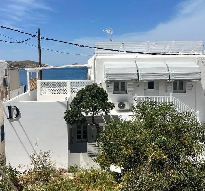 Maison d’hôte pour 4 personnes, avec terrasse dans Náoussa