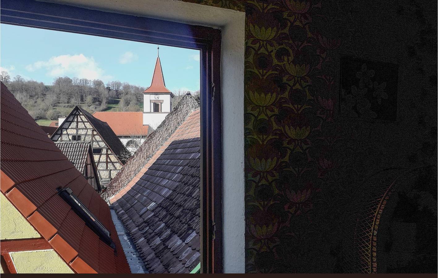 City-Center-Wohnung mit Babybett & Parkplatz in Adelshofen, Taubertal