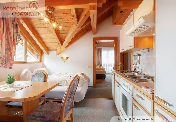 Geheel vakantieappartement, 2-4 People 2 Room Apartement Edelweißhof in Mathon, Verwall 