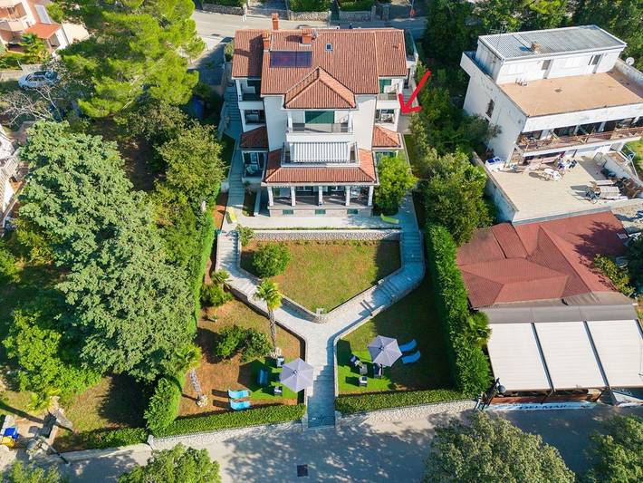 Ferienwohnung für 2 Personen, mit Balkon/Terrasse in Malinska - 3