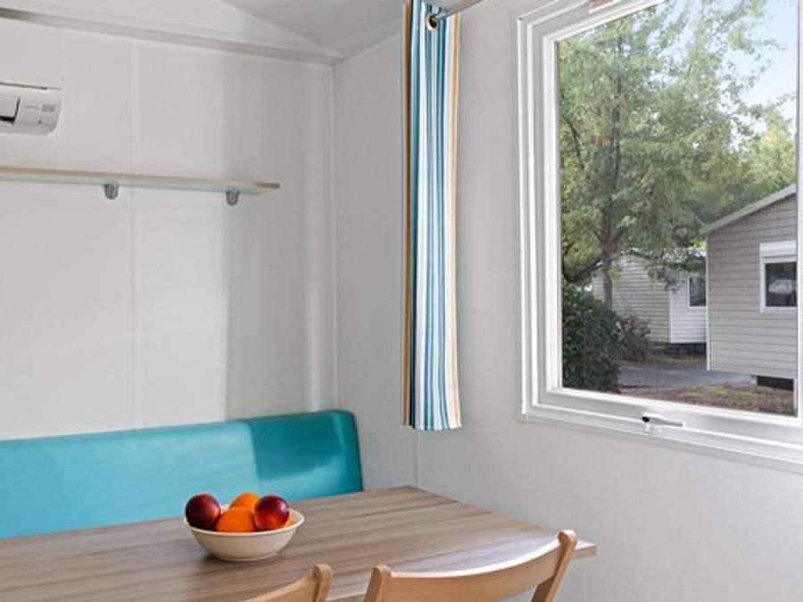 Camping Le Neptune - Mobilhome 4 personas - Confort | 2 Dormitorios | 4 Pers. | Terraza individual | Aire acondicionado in La Côte Vermeille, Argelès-sur-Mer