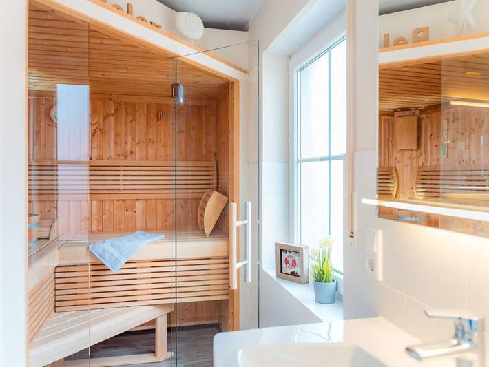 Ferienhaus mit Meerblick für 7 Personen, mit Whirlpool und Terrasse sowie Sauna in Butjadingen - 4