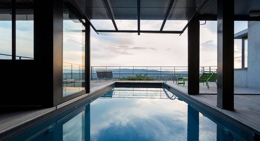 Hôtel pour 2 personnes, avec jardin ainsi que jacuzzi et piscine