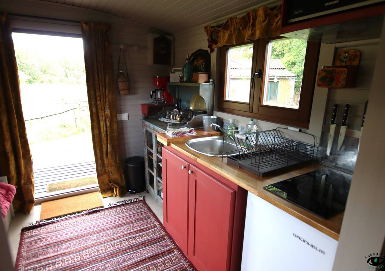 La Roulotte au Cabaret des Oiseaux in Martigné-Ferchaud, Fougères-Vitré