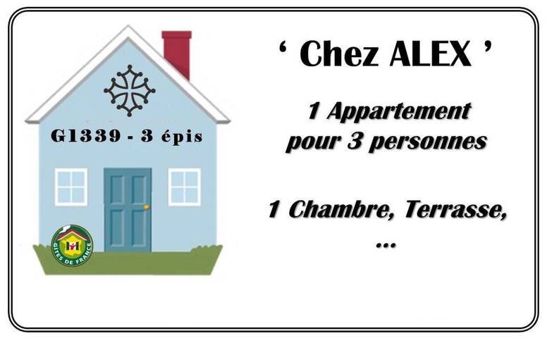 Gîte pour 3 personnes, avec jardin - 1