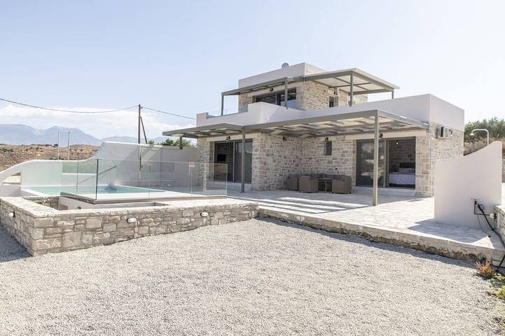 Ferienhaus für 5 Personen, mit Balkon und Garten in Pitsidia