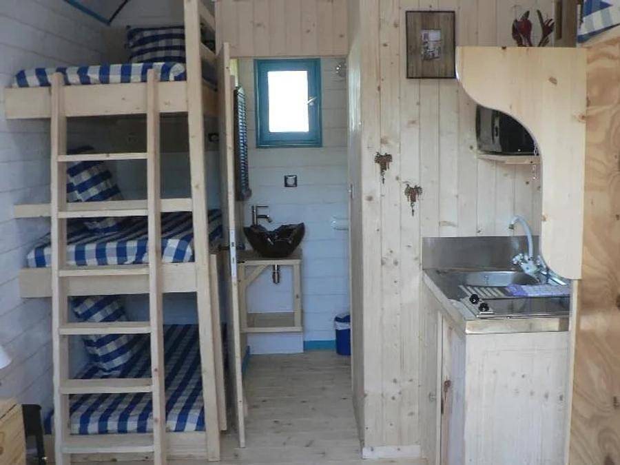 Camping Les Etangs Du Moulin - Casa pequeña 2 personas - Tranvía pionero, Pmr in Suzy, Aisne