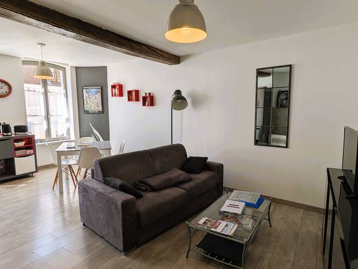 Relájate en Auxerre: Piso moderno, WIFI, se admiten mascotas, cerca de aparcamiento in Auxerre, Auxerre region