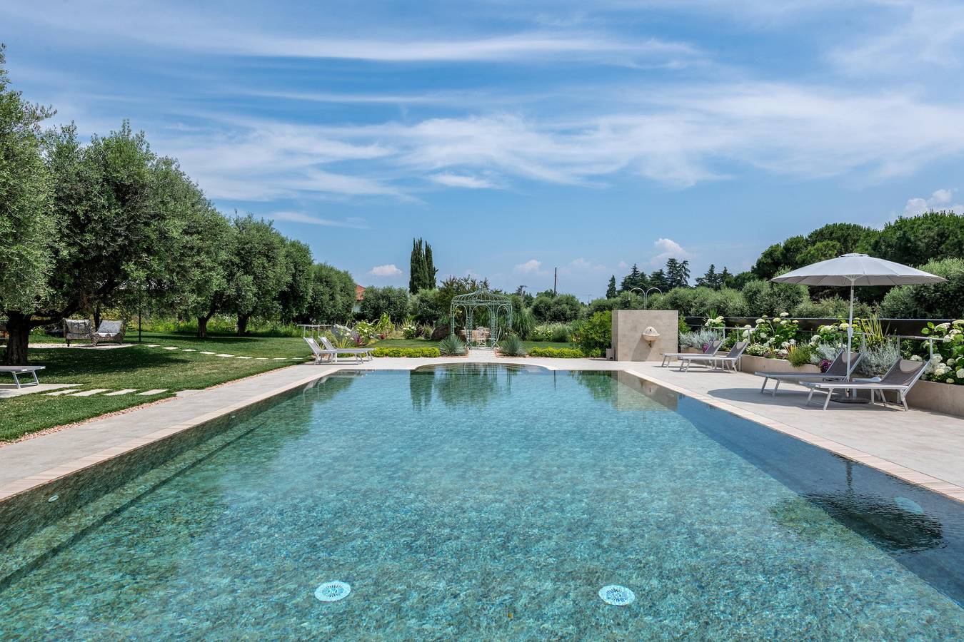 Ferienhaus 'Abaye 3 Chianti Charm' mit Seeblick, Wlan und Klimaanlage in Soiano del Lago, Gardasee-Berge