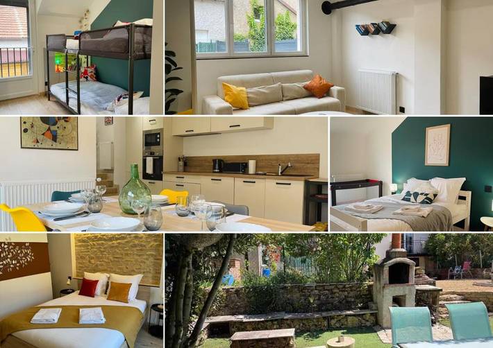 Location de vacances pour 8 personnes, avec jardin et vue à Buxy - 2