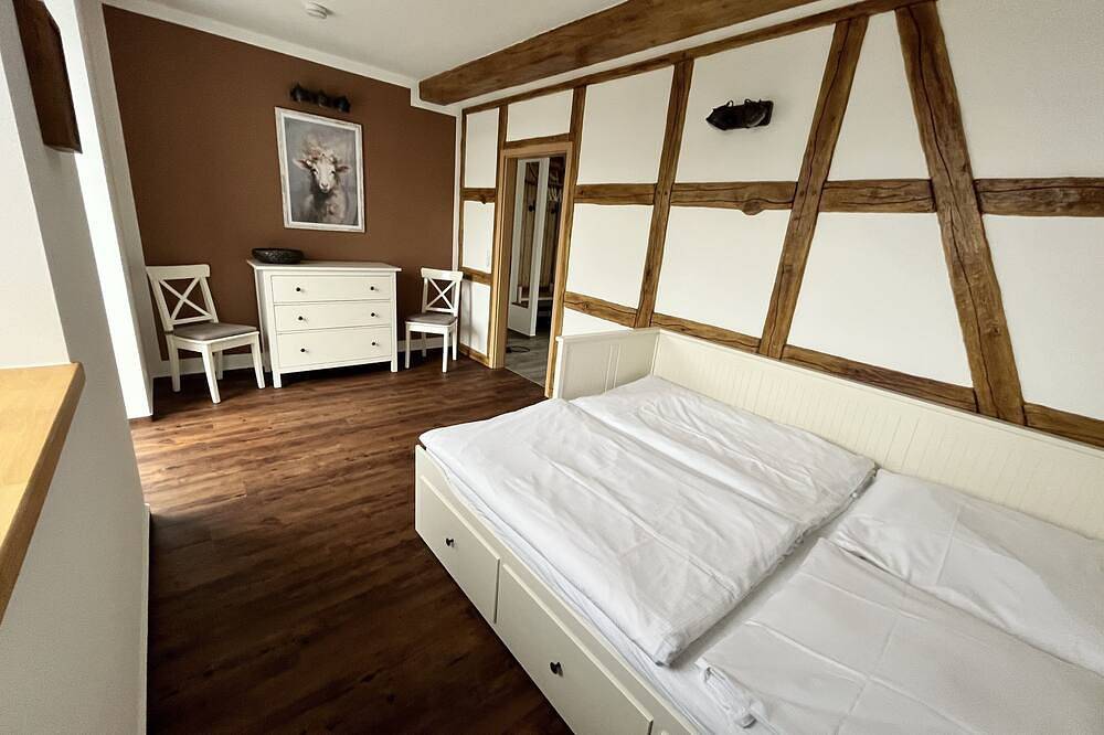 Ganze Wohnung, Ferienwohnung Zur alten Schäferei mit Sauna im historischen Vierseitenhof in Zeulenroda-Triebes, Saaleland