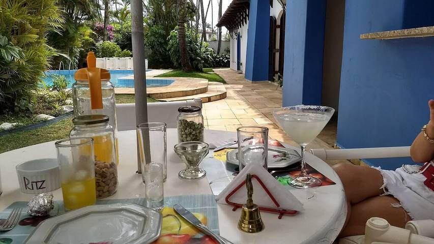 Villa for 16 people, with yard and pool as well as balcony in Brazil