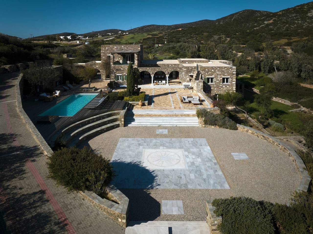 Magnificent Antiparos Villa | Villa Azure Retreat | 8 Bedrooms | Private pool and Beach Direct Access | Apantima in Antiparos