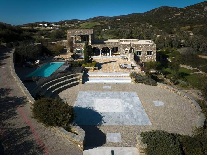 Magnificent Antiparos Villa | Villa Azure Retreat | 8 Bedrooms | Private pool and Beach Direct Access | Apantima in Antiparos