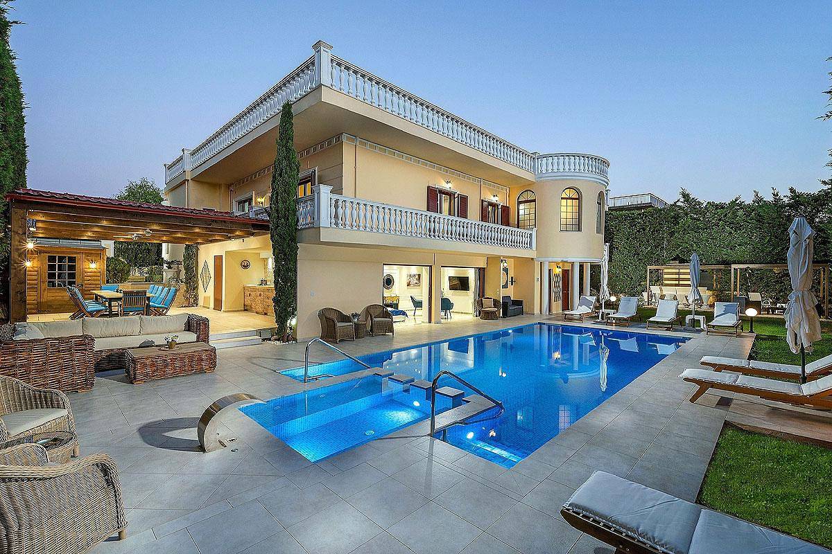 Villa per 14 persone con balcone/terrazza in Akrotiri (Chania), Chania regione