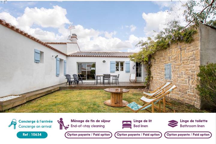 Location de vacances pour 10 personnes, avec jardin, animaux acceptés à Noirmoutier-en-l'Île - 2