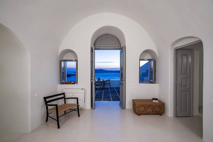 Villa pour 2 personnes, avec vue sur l’océan dans Firostefani - 3