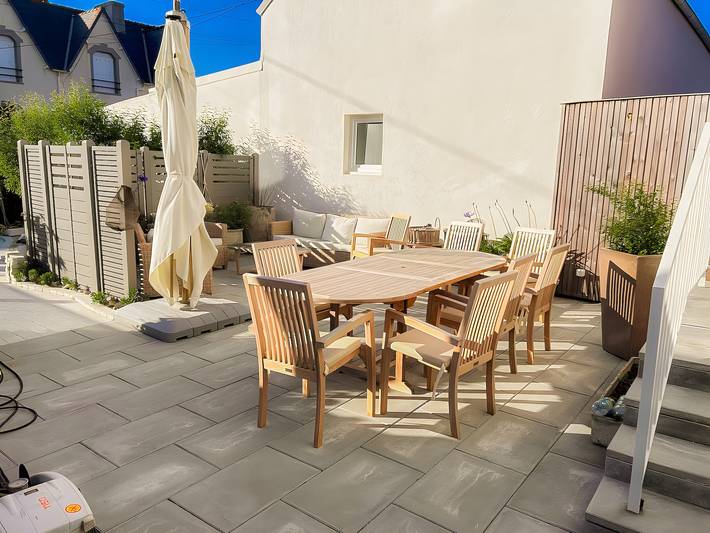 Ferienhaus „Léchiagat“ mit privater Terrasse und Wlan in Treffiagat, Quimper und Umgebung