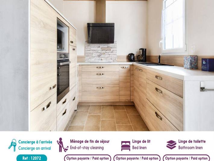 Gîte pour 8 personnes, avec jardin, adapté aux familles dans Plage De La Bosse L Epine - 4