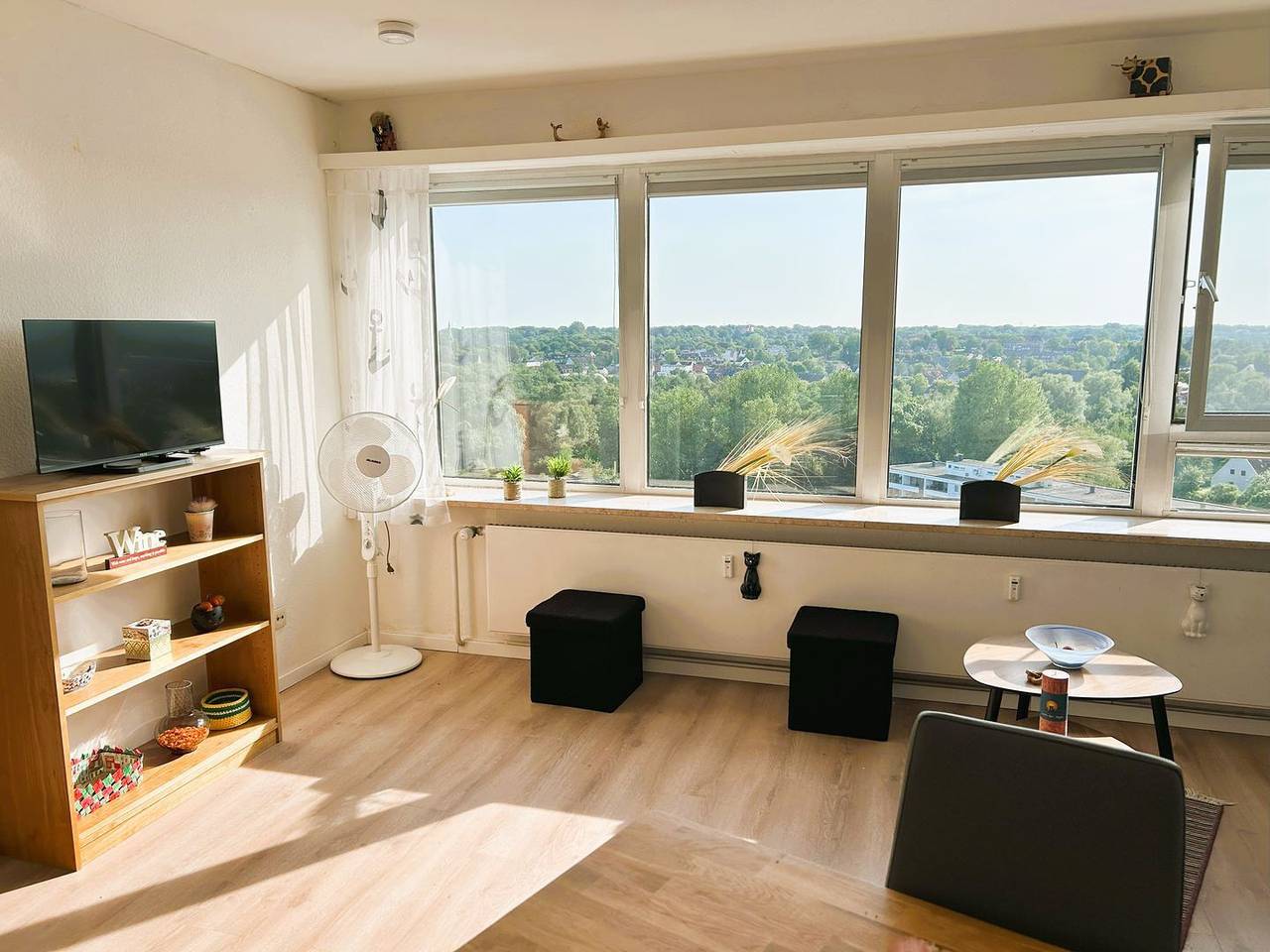 Ganze Wohnung, Sea View 13.09 - 13. Stock, im Wikingturm, Schleiblick in Schleswig, Schleswig & Umgebung
