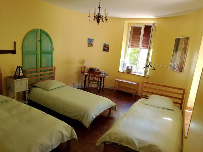 Chambre d’hôte pour 2 personnes, avec jardin et vue, animaux acceptés