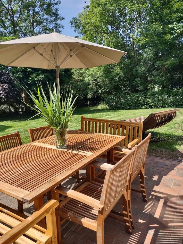 Ferienhaus für 8 Personen, mit Terrasse und Sauna sowie Garten in Poppenbüll - 3